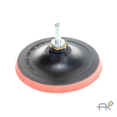 Насадка для дрели и УШМ. под липучку посадочная гайка М14. 125 мм - 32-4-125